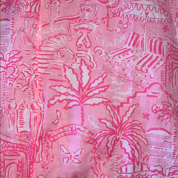 NWT originally $248 Lilly Pulitzer Rosalie Linen Maxi Dress Pennys Playground 2 - Picture 14 of 16
